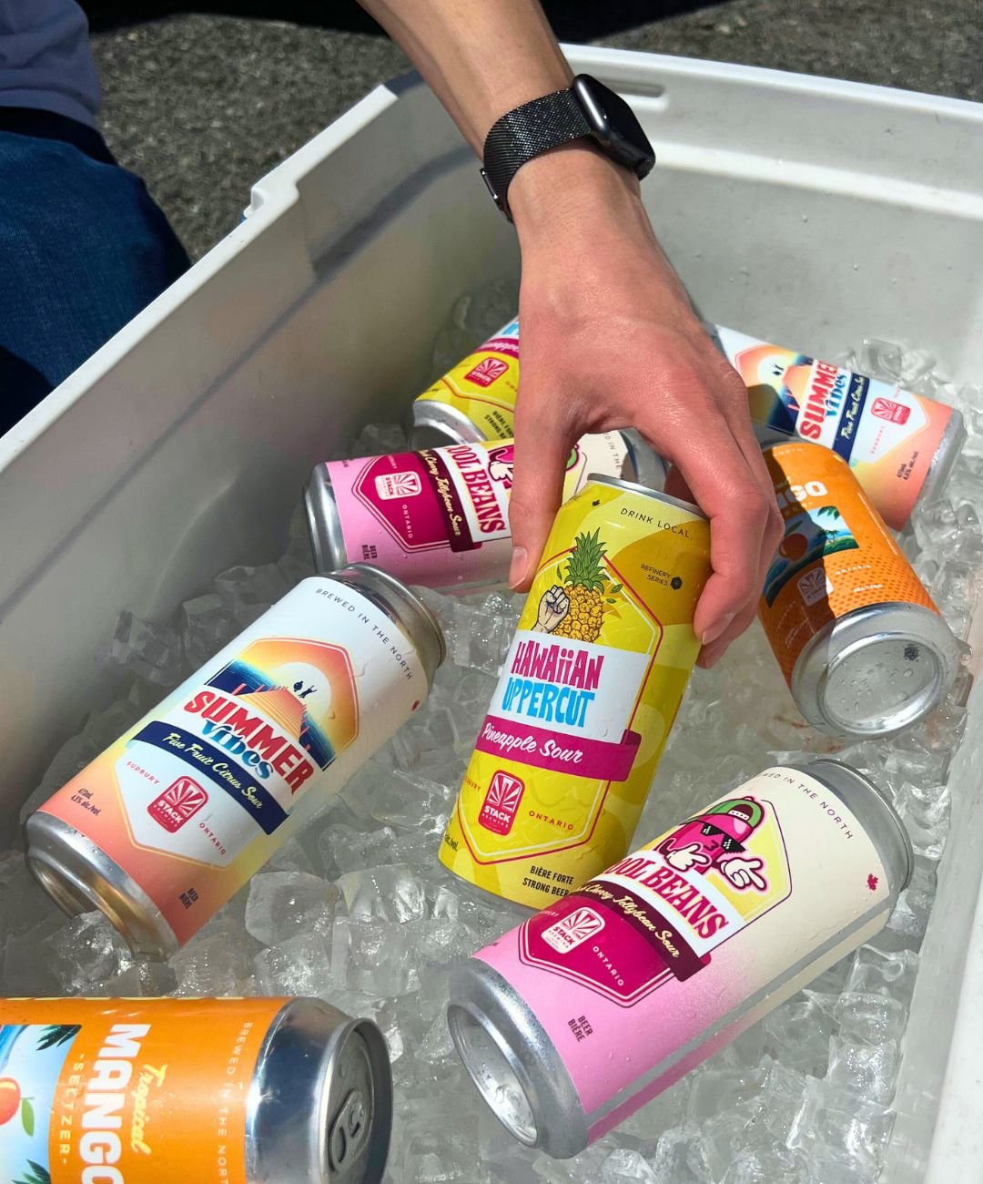 Stack Brewing Sleek Can SKUs